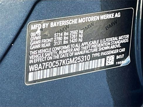 Used 2019 BMW 750i w/ Executive Package image 26