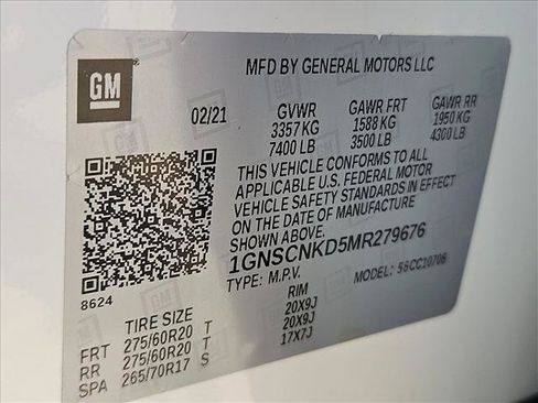 Used 2021 Chevrolet Tahoe LT w/ LT Signature Plus Package RWD image 27