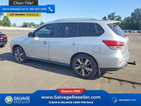 Used 2014 Nissan Pathfinder Platinum w/ Platinum Premium Package AWD/4WD image 3