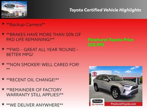 Certified 2024 Toyota RAV4 XLE FWD image 36