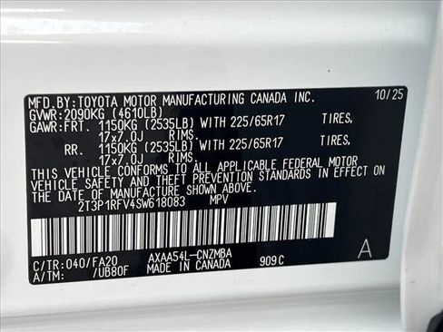 New 2025 Toyota RAV4 XLE image 20