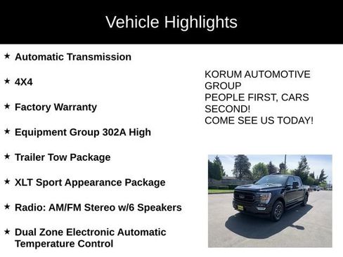 Certified 2023 Ford F150 XLT w/ Equipment Group 302A High AWD/4WD image 4
