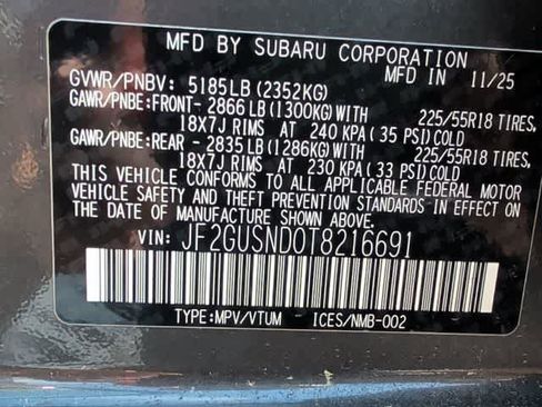 New 2026 Subaru Crosstrek 2.5i Limited image 34