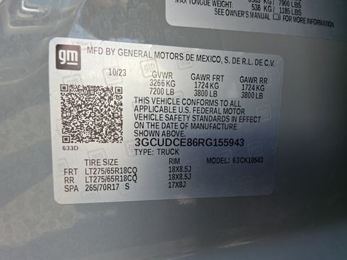 Used 2024 Chevrolet Silverado 1500 Custom Trail Boss AWD/4WD image 34