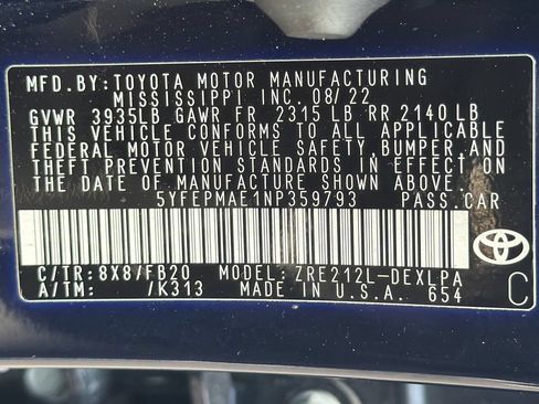 Used 2022 Toyota Corolla LE FWD image 35