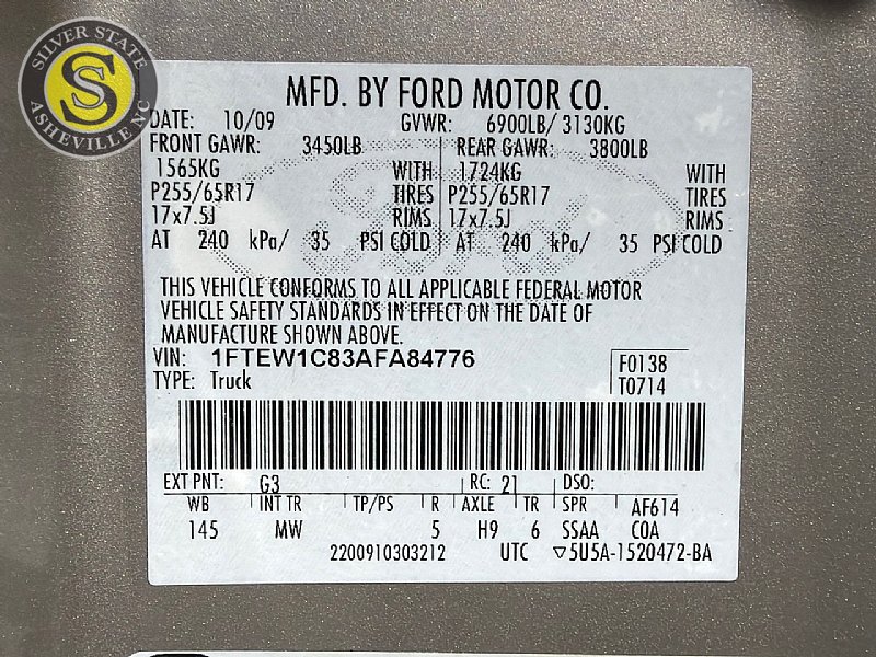Used 2010 Ford F150 XLT RWD image 28