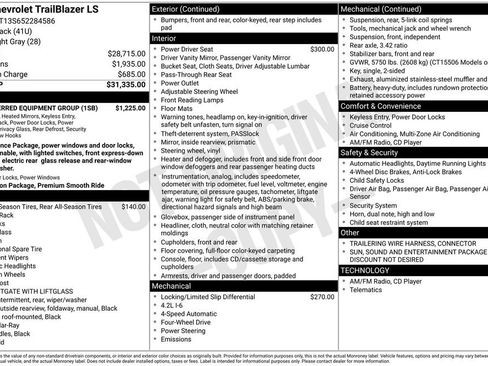 Used 2005 Chevrolet TrailBlazer LS w/ LS Preferred Equipment Group image 6