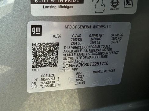 New 2026 Chevrolet Traverse Z71 w/ Enhanced Driving Package image 19