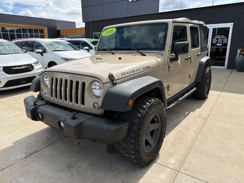 Certified 2016 Jeep Wrangler Unlimited Rubicon w/ Connectivity Group AWD/4WD image 3