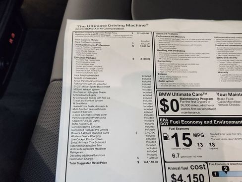 New 2026 BMW X5 M Competition w/ Executive Package AWD/4WD image 21