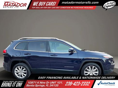 Used 2015 Jeep Cherokee Limited w/ Luxury Group FWD image 4