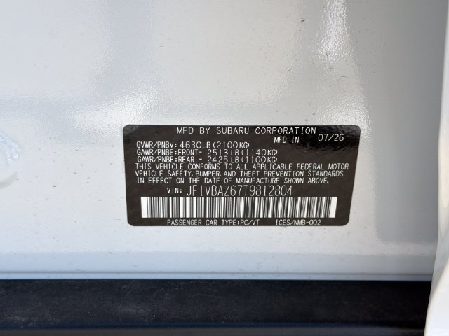 New 2026 Subaru WRX tS AWD/4WD image 24