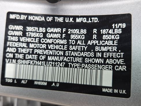 Used 2020 Honda Civic Sport image 33