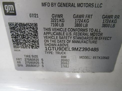 Used 2021 GMC Sierra 1500 SLT w/ SLT Premium Package image 20