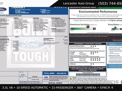 Used 2023 Ford Transit 350 XLT RWD image 2