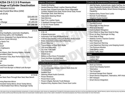 New 2025 MAZDA CX-5 AWD 2.5 S w/ Premium Plus Pkg image 2