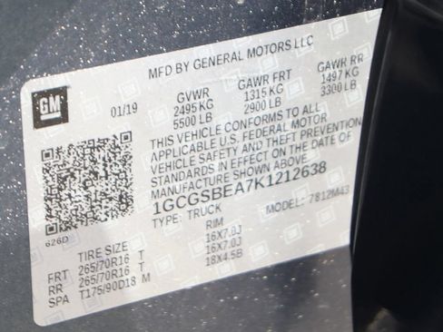 Used 2019 Chevrolet Colorado W/T w/ WT Convenience Package RWD image 47
