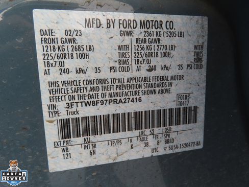 Used 2023 Ford Maverick Lariat w/ Equipment Group 500A Standard AWD/4WD image 29