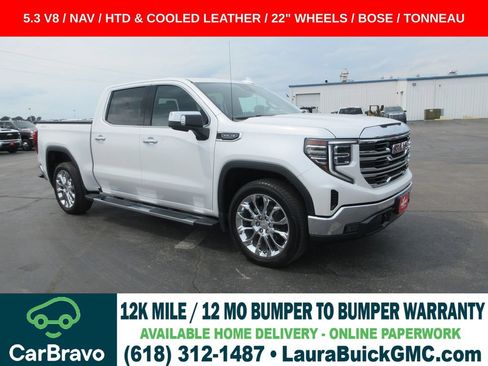 Certified 2023 GMC Sierra 1500 SLT w/ SLT Premium Package AWD/4WD image 1
