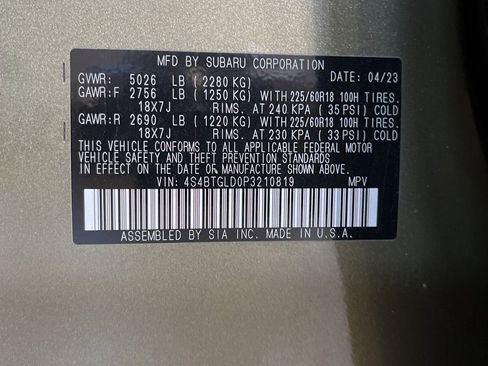Used 2023 Subaru Outback Onyx Edition XT AWD/4WD image 20