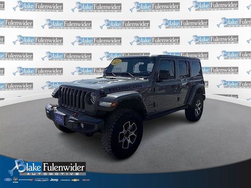 Used 2022 Jeep Wrangler Unlimited Rubicon w/ LED Lighting Group image 1