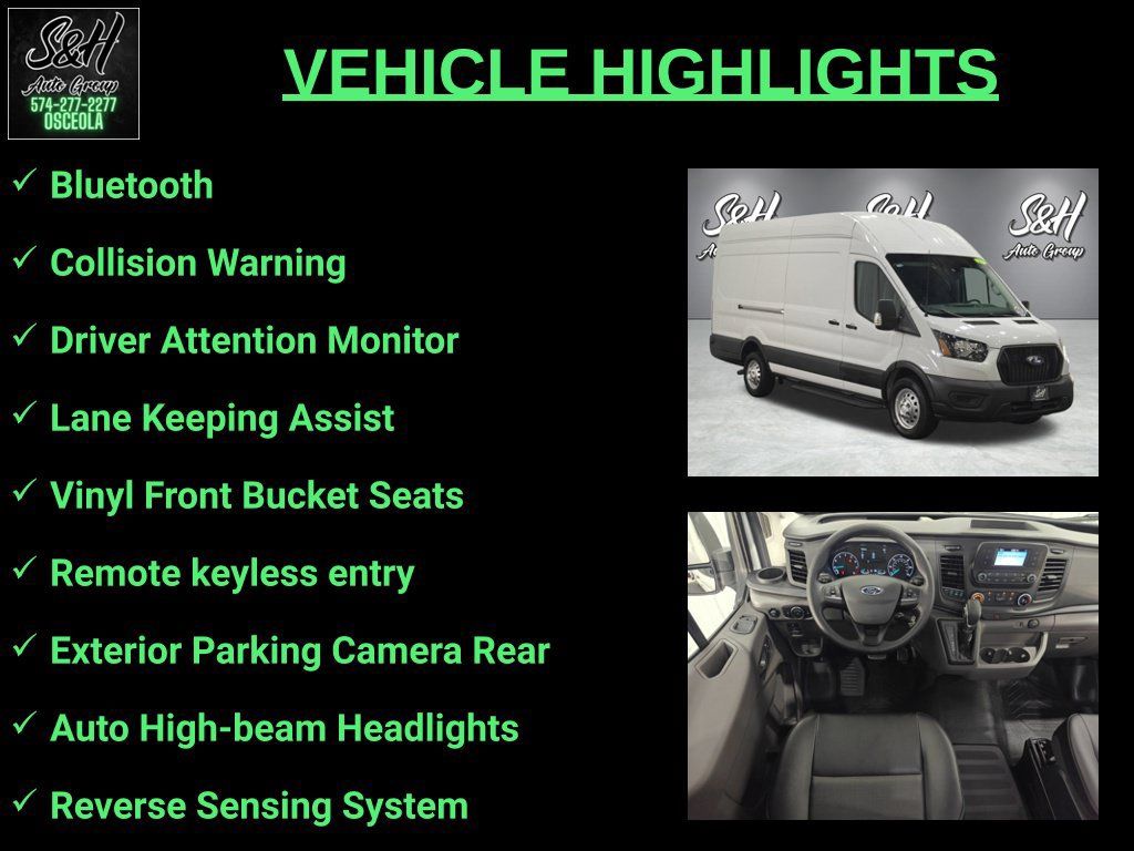 Used 2023 Ford Transit 350 148 High Roof Extended AWD image 3