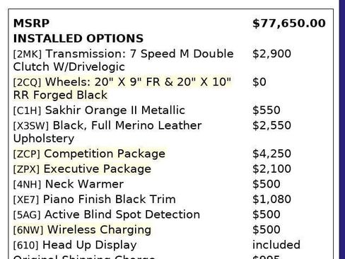 Used 2020 BMW M4 Convertible w/ Competition Package image 13