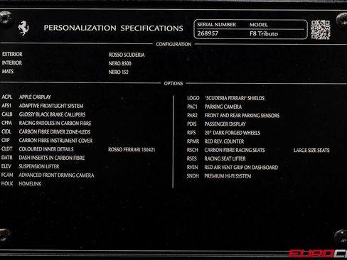 Used 2022 Ferrari F8 Tributo RWD image 11