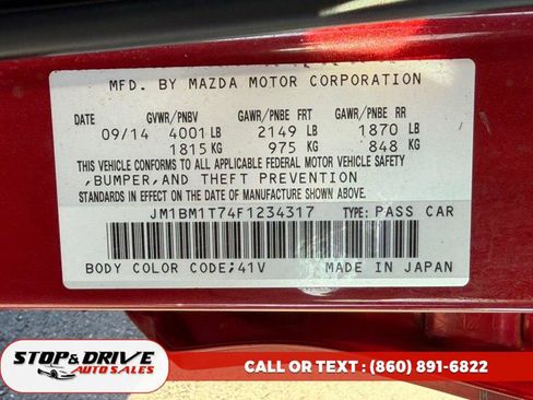 Used 2014 MAZDA MAZDA6 Sport FWD image 17