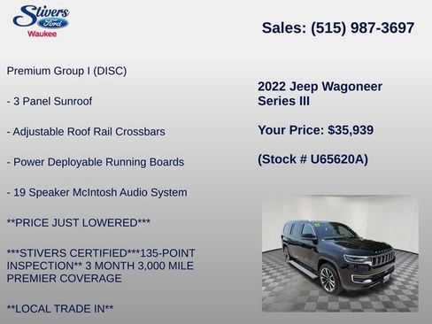 Used 2022 Jeep Wagoneer Series III w/ Premium Group I AWD/4WD image 22