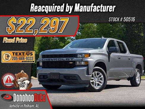 Used 2021 Chevrolet Silverado 1500 Custom RWD image 1