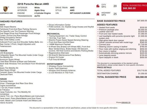 Used 2018 Porsche Macan Base image 40