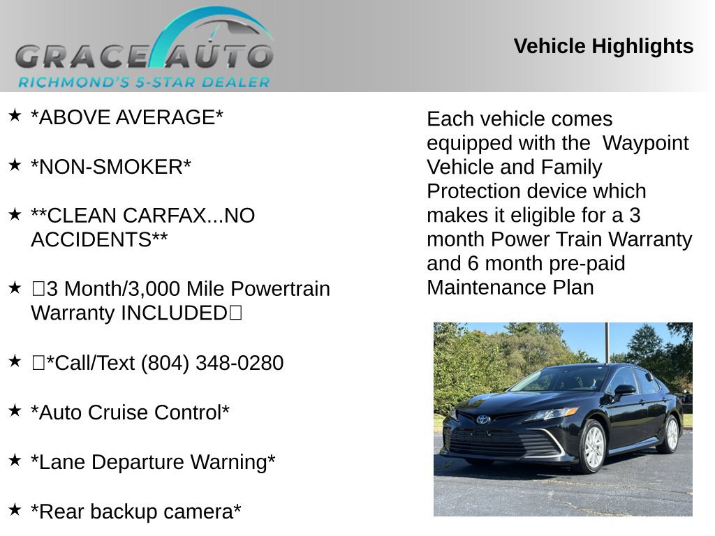Used 2023 Toyota Camry LE FWD image 2