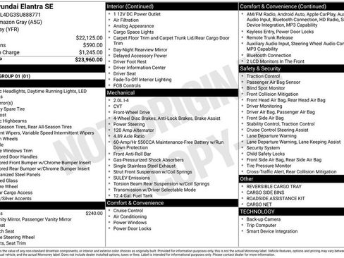Certified 2025 Hyundai Elantra SE image 32