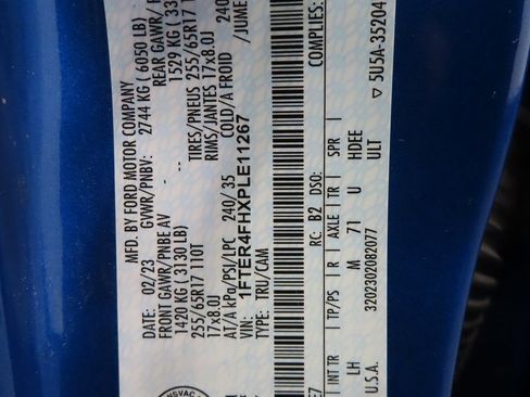 Used 2023 Ford Ranger XLT w/ Equipment Group 302A High image 50