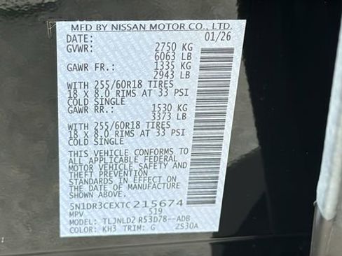 New 2026 Nissan Pathfinder SL AWD/4WD image 30