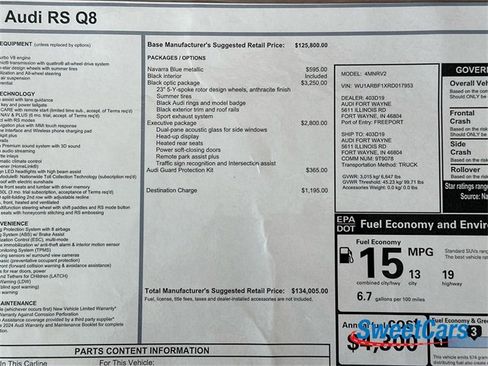 Used 2024 Audi RS Q8 image 60