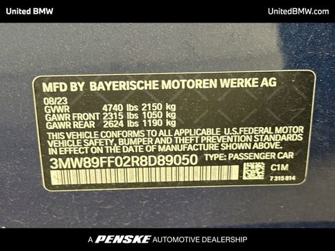 Used 2024 BMW 330i xDrive Sedan w/ Premium Package AWD/4WD image 15