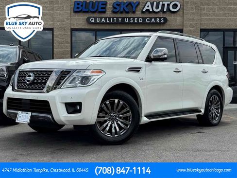 Used 2019 Nissan Armada Platinum w/ Captain's Chairs Package AWD/4WD image 1
