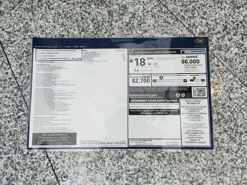 Used 2021 Land Rover Range Rover Autobiography Fifty Edition image 42