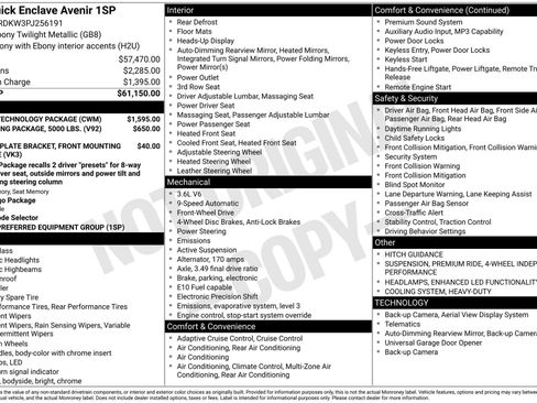 Used 2023 Buick Enclave Avenir w/ Avenir Technology Package image 31