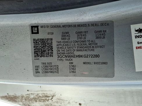 Used 2019 Chevrolet Silverado 1500 W/T w/ WT Appearance Package image 35