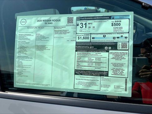 New 2026 Nissan Rogue SV image 16