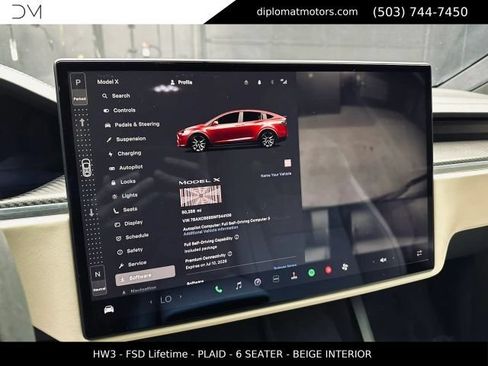 Used 2022 Tesla Model X Plaid AWD/4WD image 2
