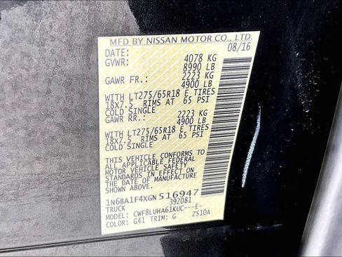 Used 2016 Nissan Titan PRO-4X AWD/4WD image 31