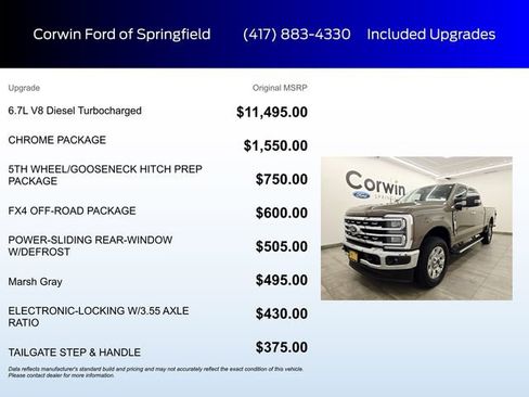 Certified 2026 Ford F350 Lariat w/ Chrome Package AWD/4WD image 6
