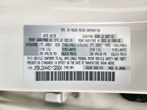 Certified 2025 MAZDA CX-70 Plug-In Hybrid w/ Premium Pkg AWD/4WD image 26