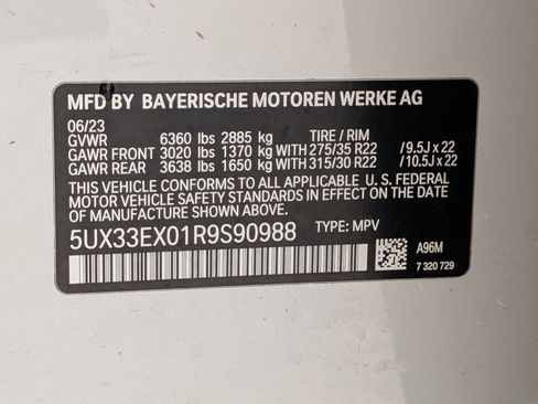 Certified 2024 BMW X6 xDrive40i w/ Executive Package AWD/4WD image 20