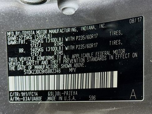Used 2017 Toyota Sienna LE FWD image 16