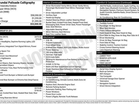 Used 2024 Hyundai Palisade Calligraphy FWD image 7